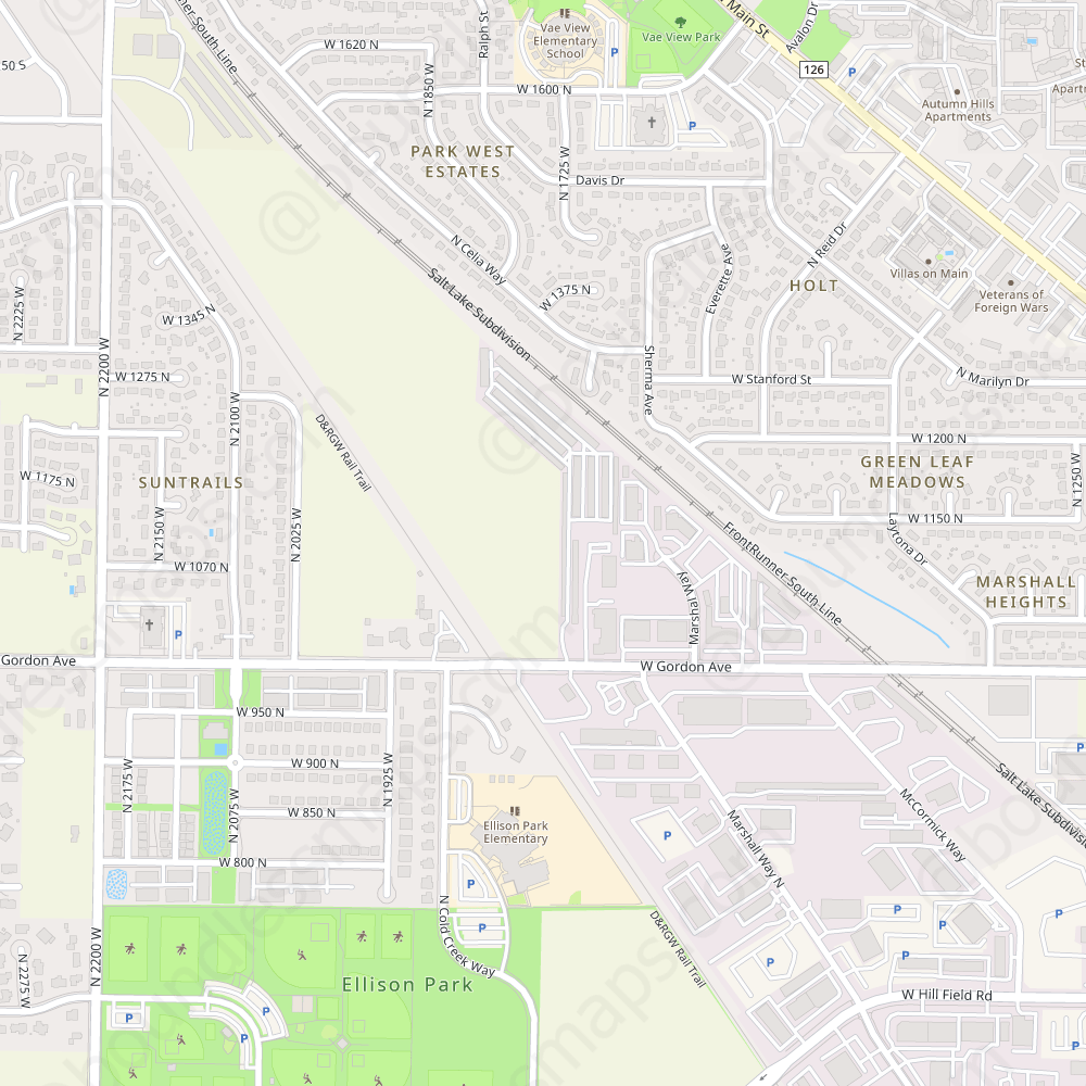 Layton Modern Atlas Vector Map Boundless Maps