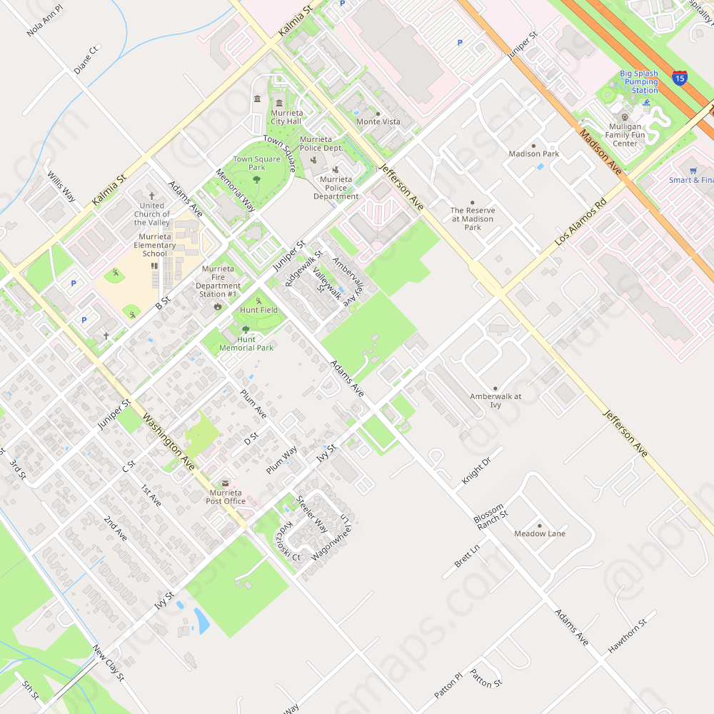 Murrieta Modern Atlas Vector Map Boundless Maps