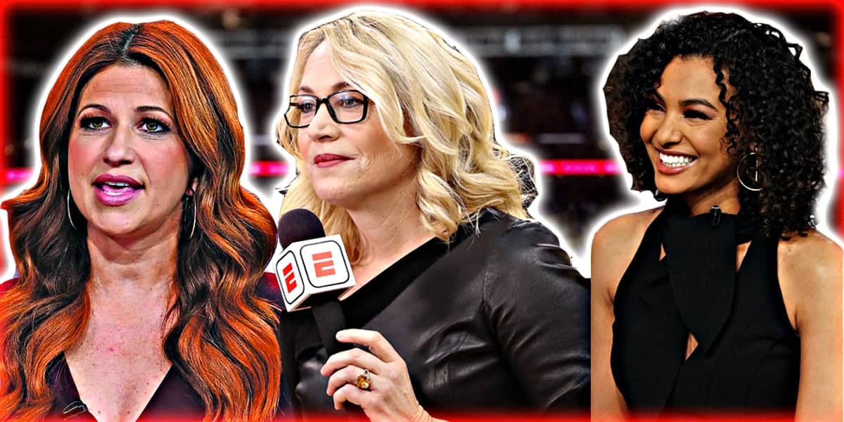Top 5 most liked female NBA reporters