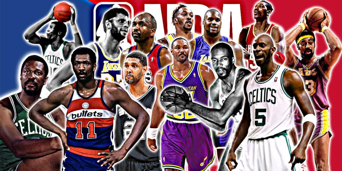 Career Totals Top 15 NBA AllTime Rebounds Leaders