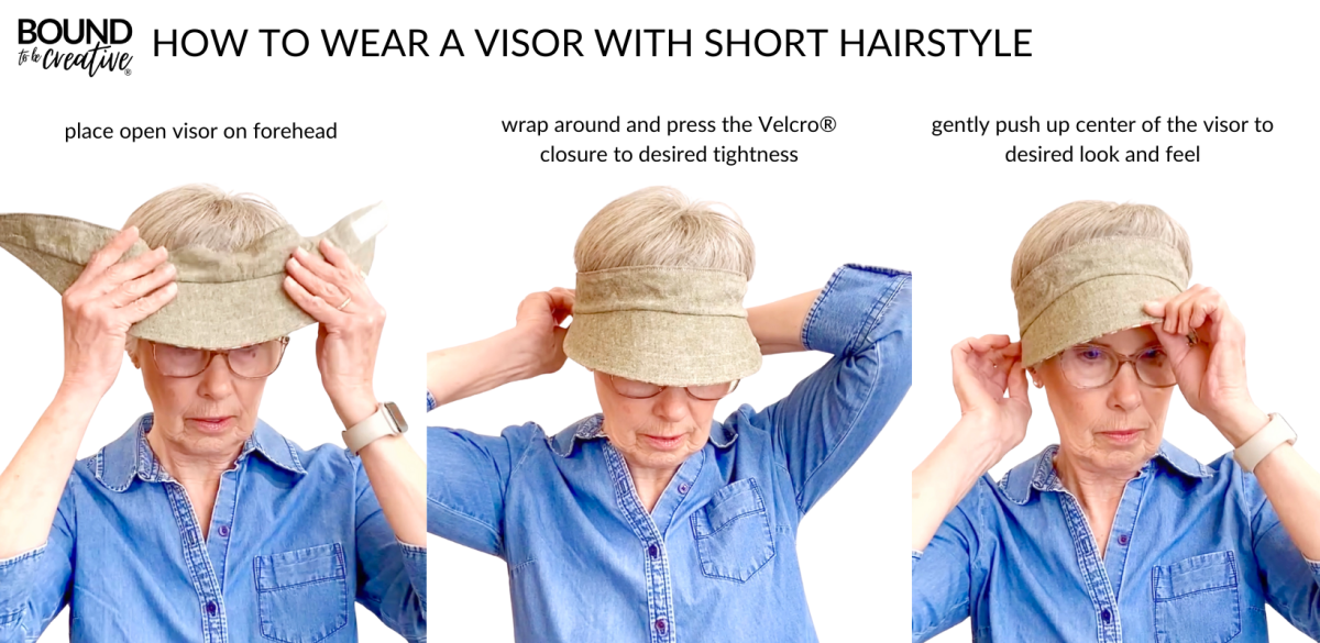 How to Wear a Visor & Look Cute Bound to Be Creative