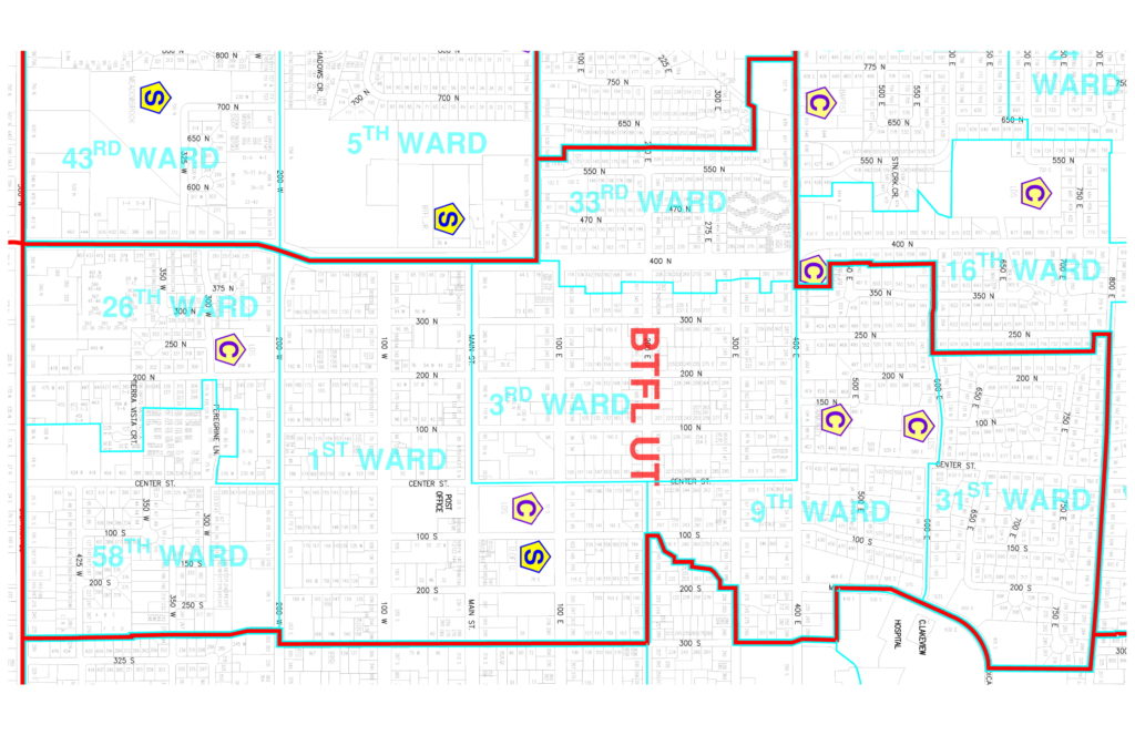 Bountiful City Zoning Map Bountiful City Maps Bountiful Neighborhood Emergency Preparedness