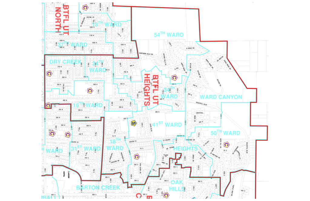 Bountiful City Zoning Map Bountiful City Maps Bountiful Neighborhood Emergency Preparedness