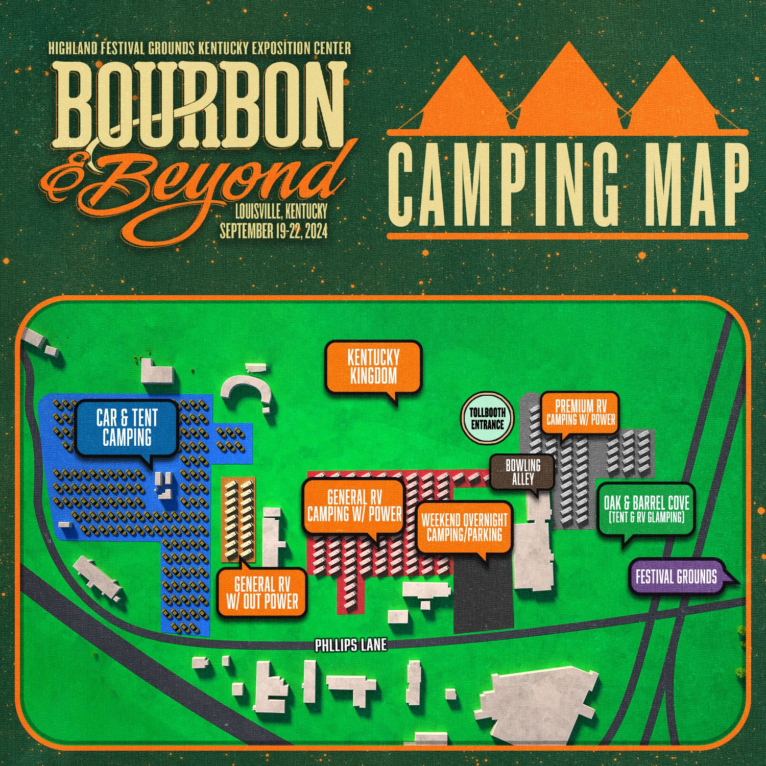 Bourbon And Beyond 2024 Map Jane Shaina