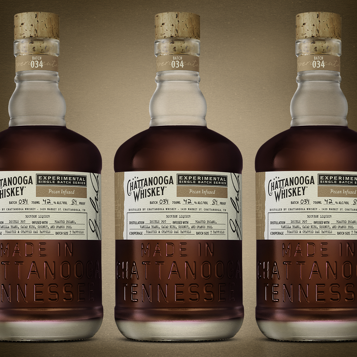 Chattanooga Whiskey Announces New Experimental Pecan Infused Whiskey