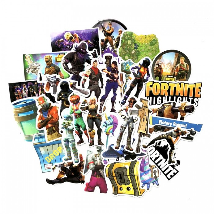 40 Stickers/Autocollants Fortnite Livraison Gratuite