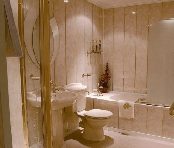 Панели ПВХ для ванной комнаты + фото
