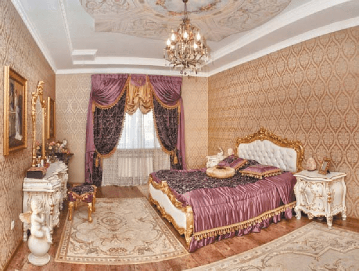 Бежевые обои в интерьере + фото
