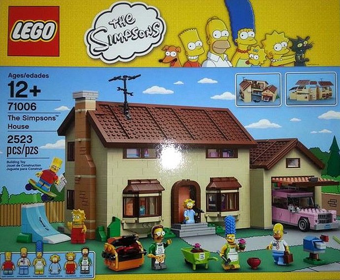 Foto's gelekt van het Lego Simpsons huis. Bouwblokjes