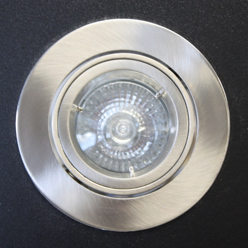 Inbouwspot 12 Volt vast Geborsteld aluminium RD101SC13