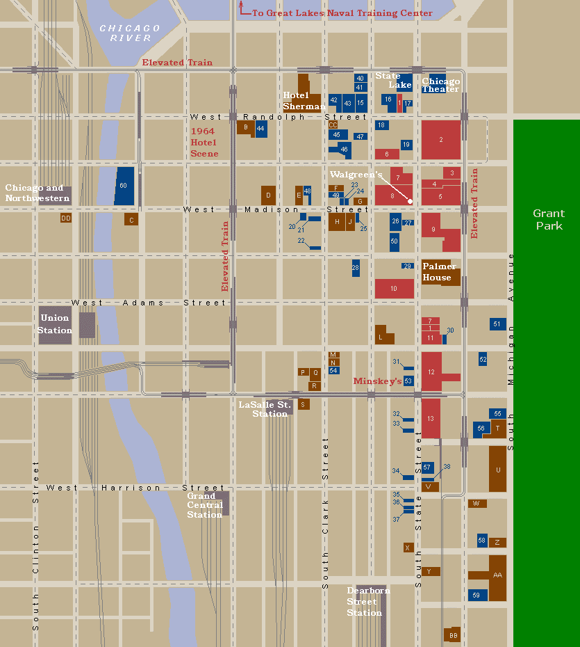 Chicago L Map Metro Line Map
