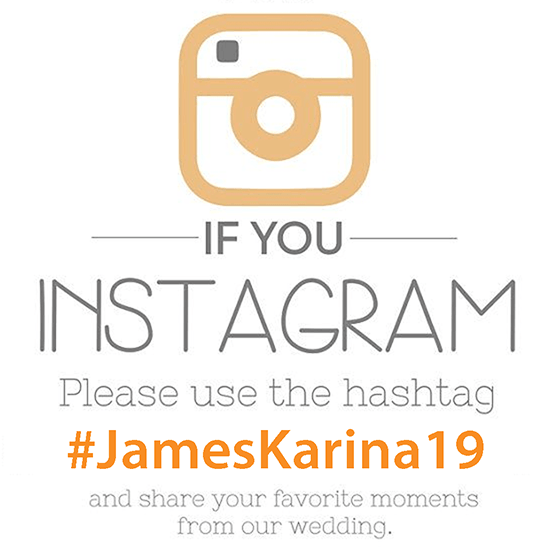 What's Your Instagram Wedding Hashtag?