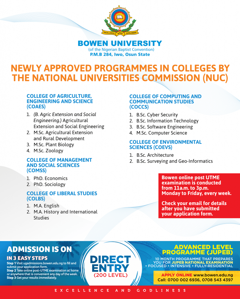 Bowen Admissions