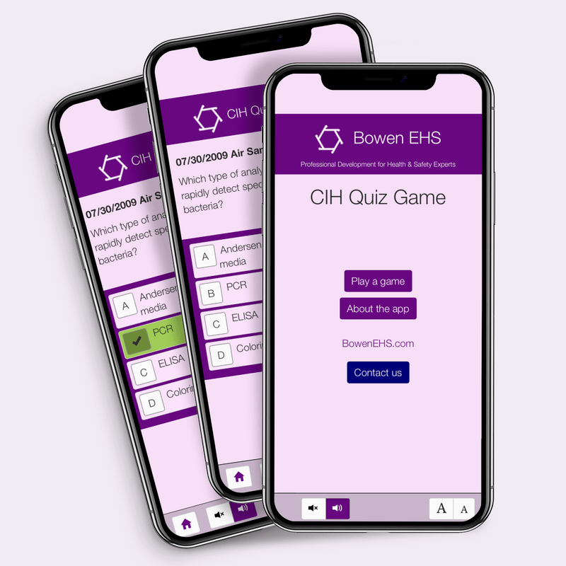 Bowen EHS CIH Quiz Game App