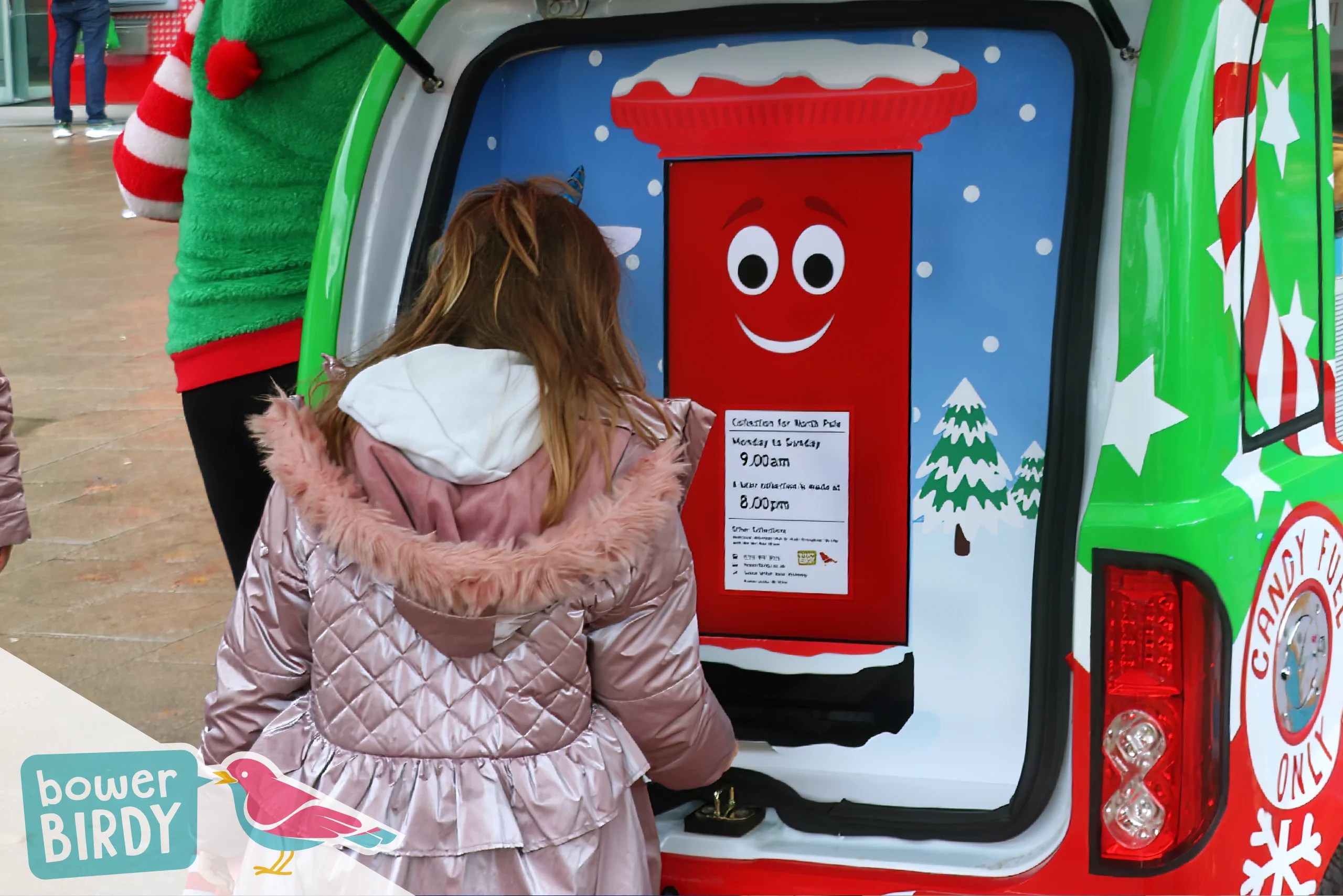 The Magical Elf Car joins the Sparkling Christmas Lights Event at