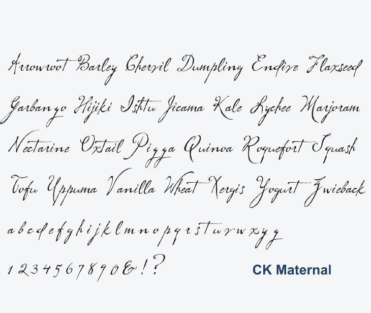 Bowfin Printworks Script Font Identification Antique Handwriting Bowfin Printworks Script Font Identification Antique Handwriting