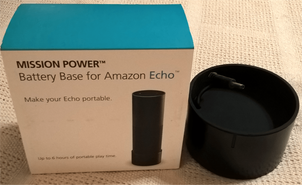 Review Mission Power Battery Base for Amazon Echo