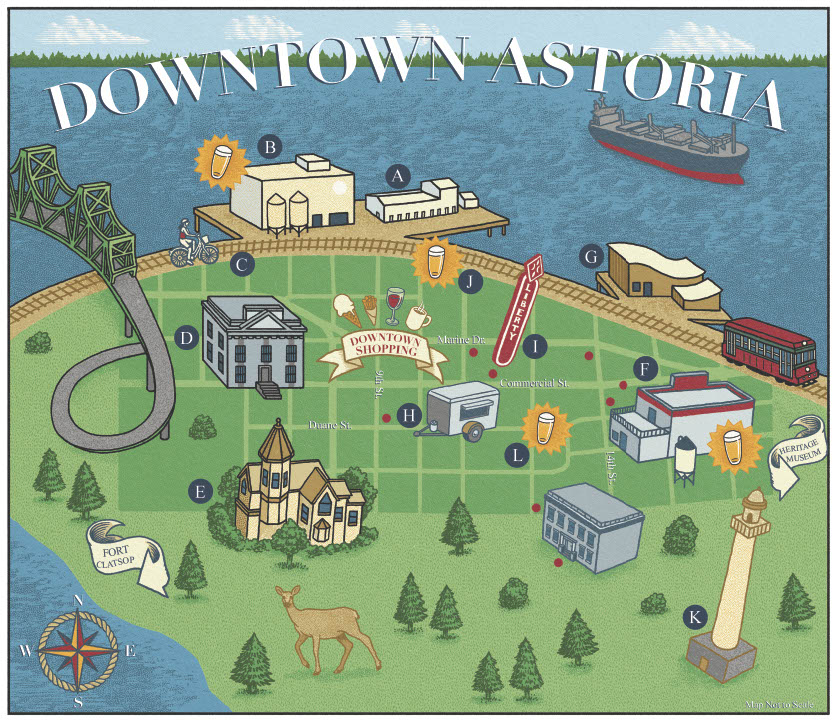 Explore Astoria, Oregon The Oregon Coast Bowline Hotel