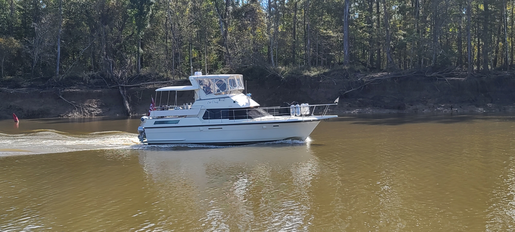 Turkey Creek Landing, AL, to Tensaw River, AL Anchoring is our Jam