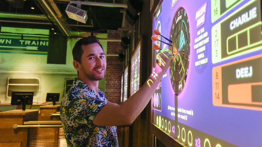 Augmented Reality Darts Installation Bowling Vision