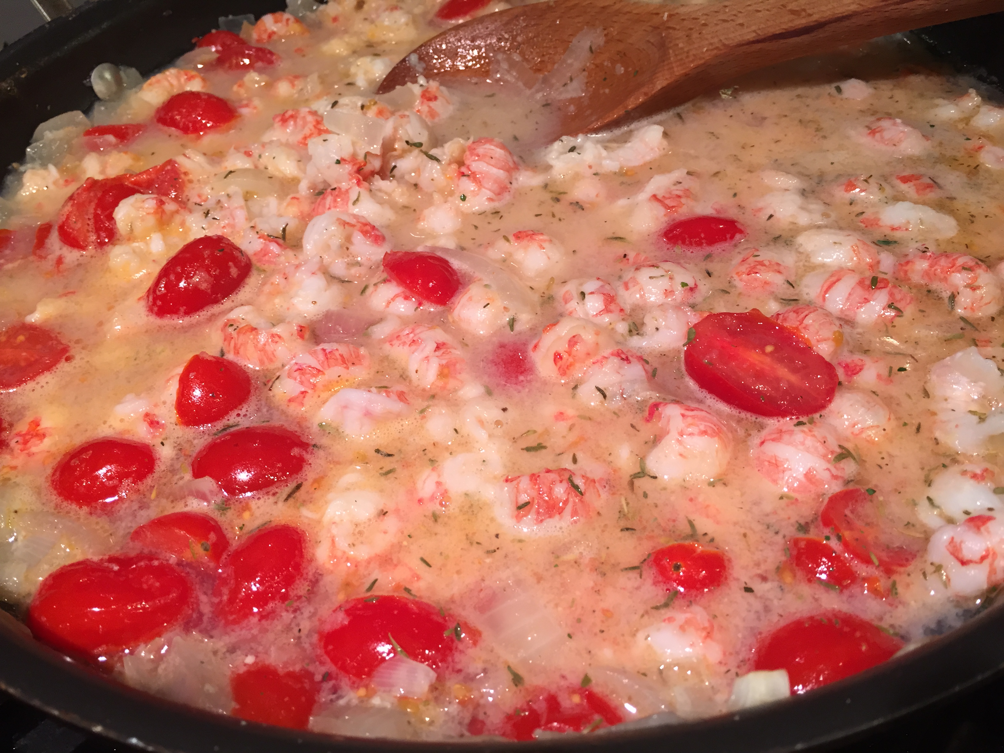 Langostino “Lobster” Tail Bucattini Bowl Licker