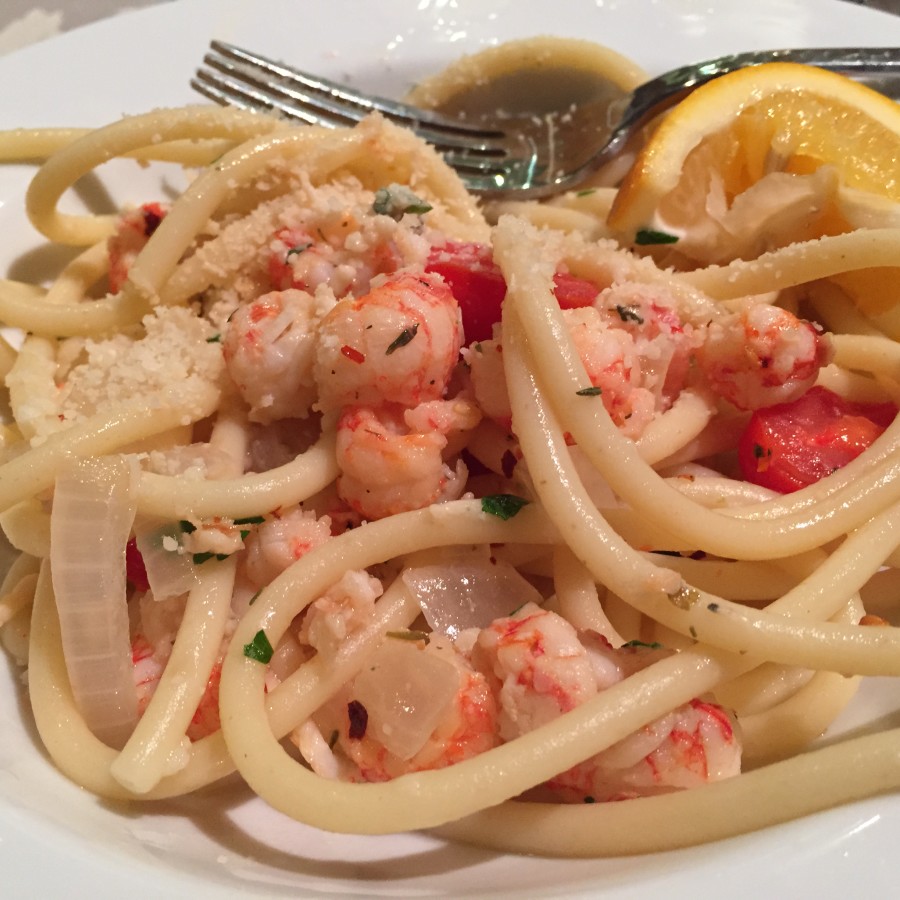 Langostino “Lobster” Tail Bucattini Bowl Licker