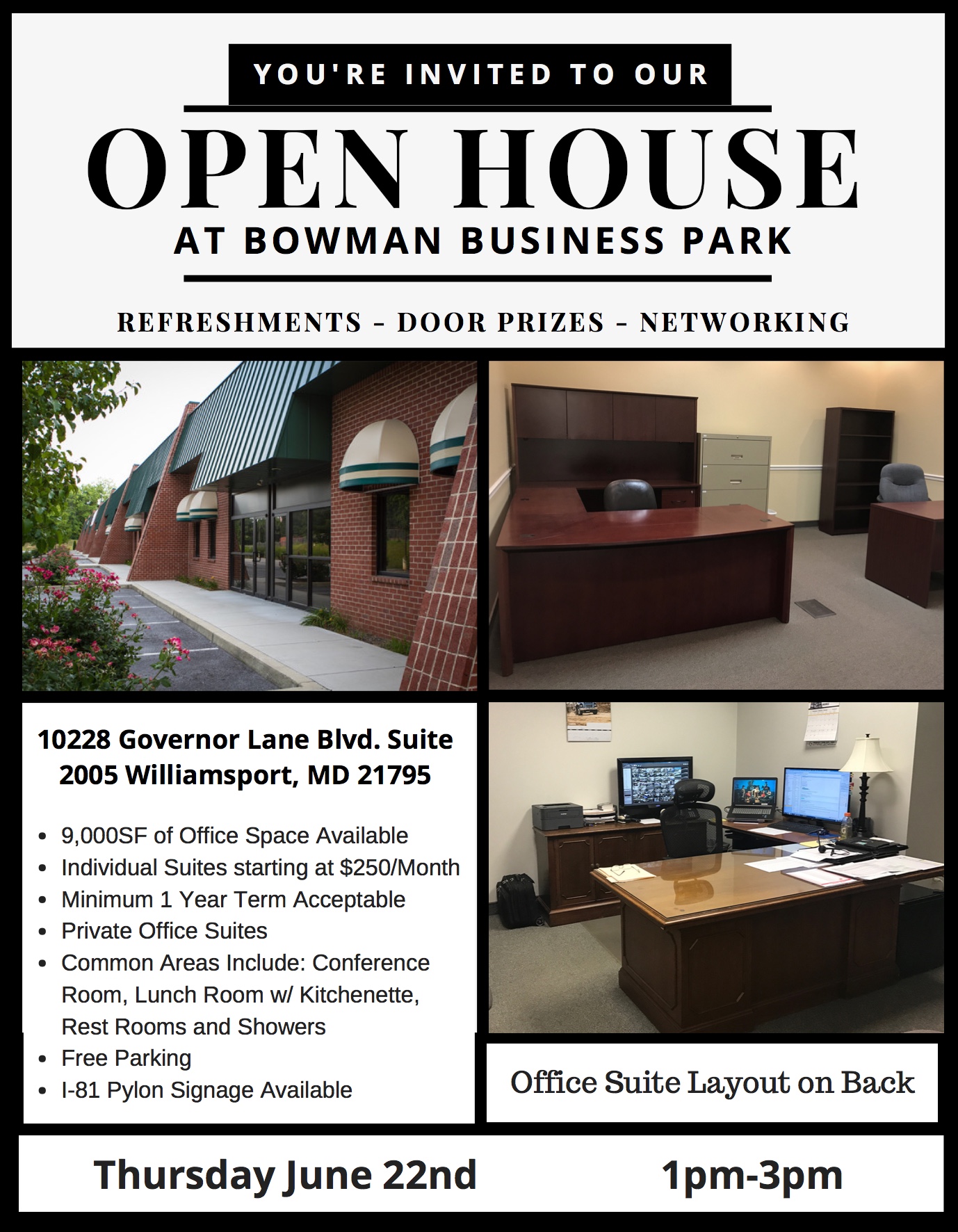You're Invited to our Open House! Bowman Development