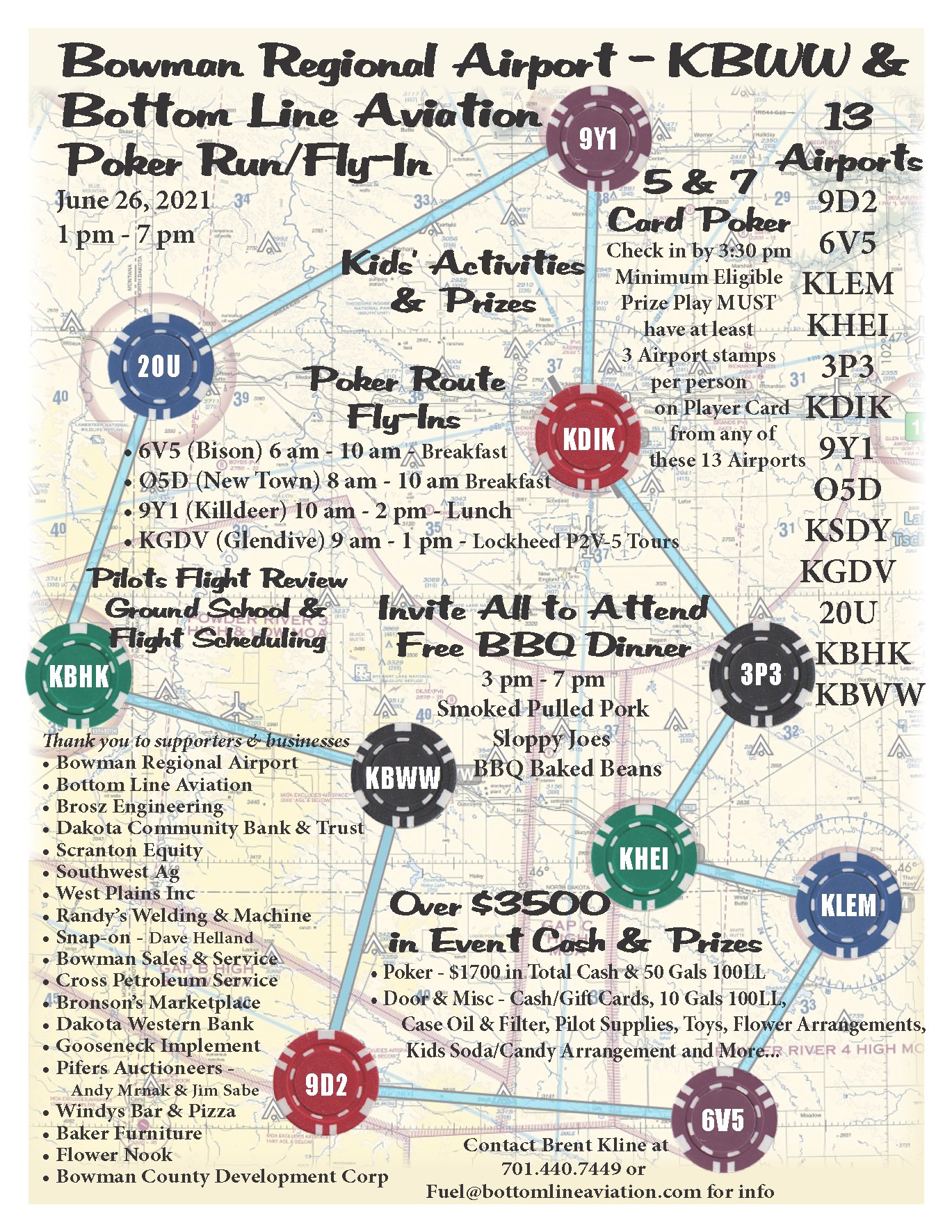 Bowman Regional Airport FlyIn and Fun Bowman North Dakota