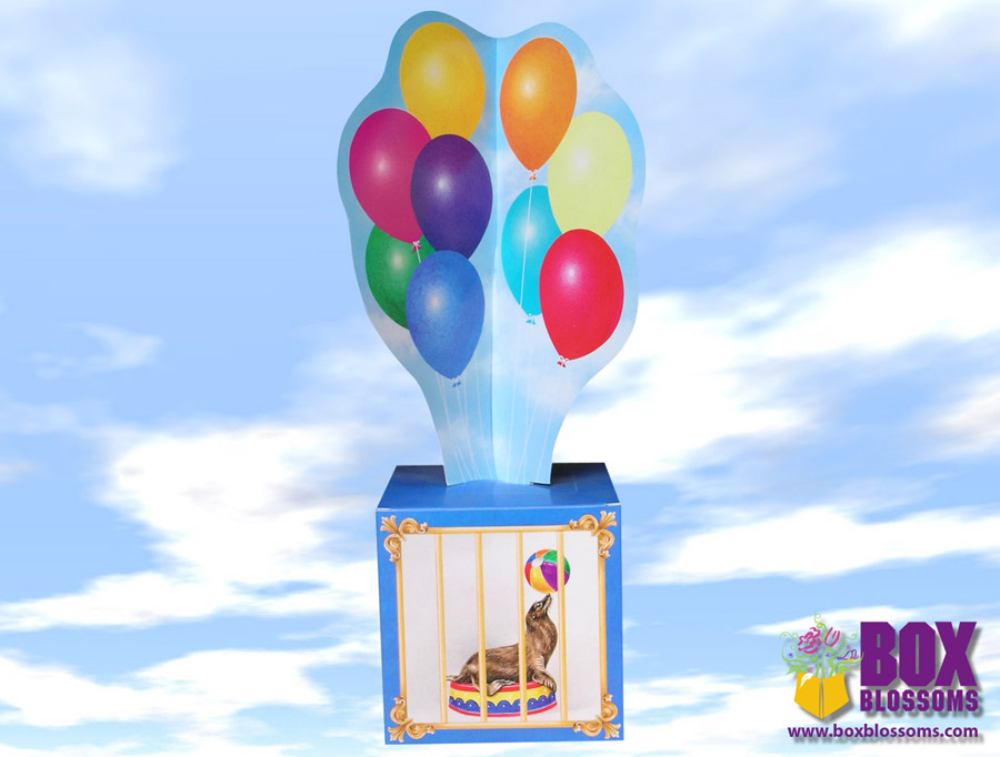 Balloon Gift Box Box Blossoms