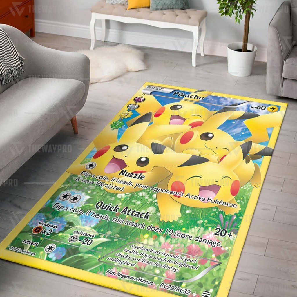 Pikachu Generations Pokemon rug