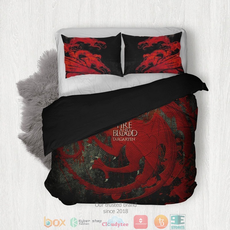 HOT Fire & Blood Cover Bed Set Set Express your unique style with BoxBoxShirt
