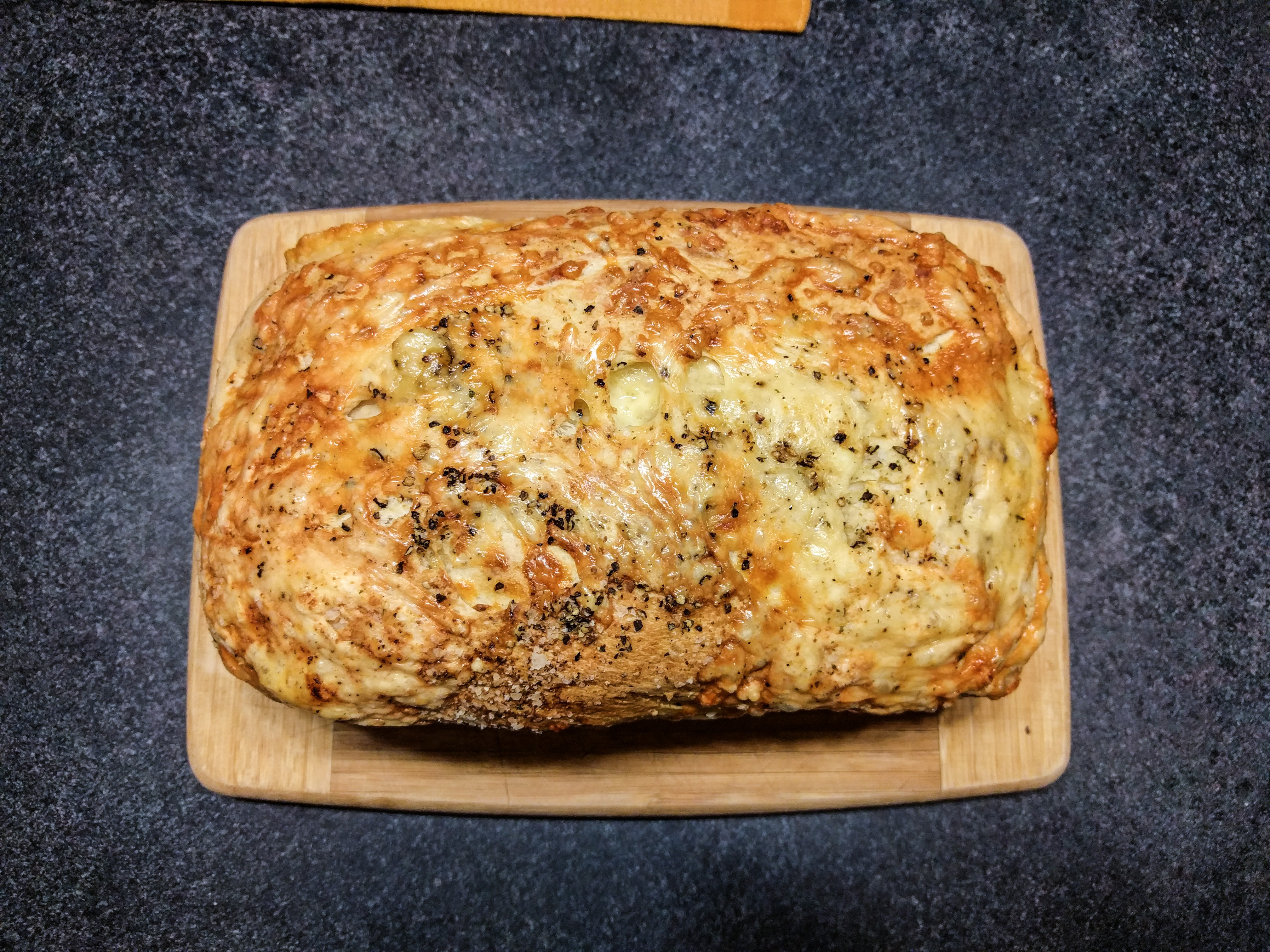 Black Pepper & Gouda Bread Boxcar Cook