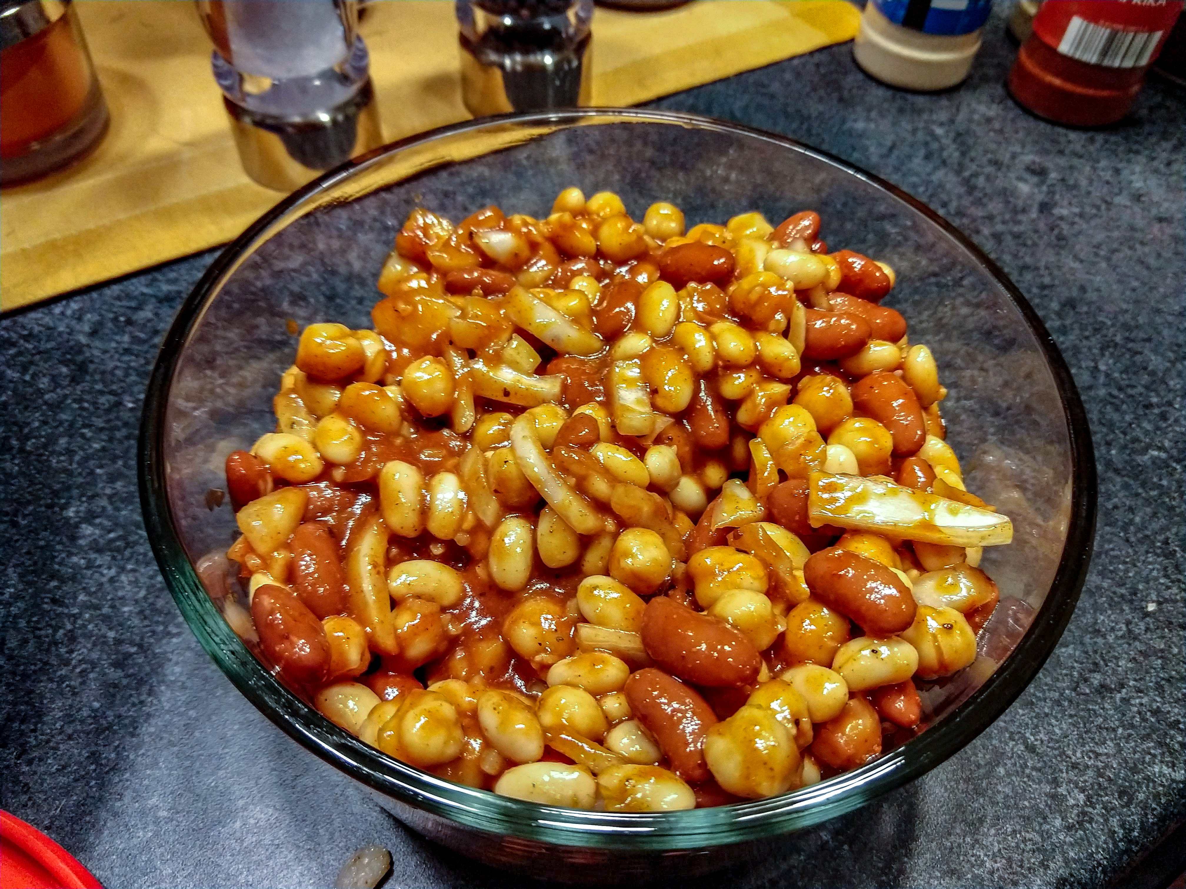 BBQ Three Bean Salad Boxcar Cook