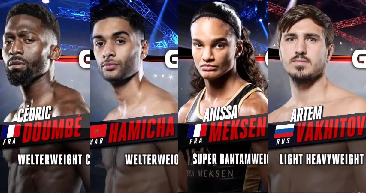 GLORY 66 PARIS Revivez en vidéo les combats d'HAMICHA, VAKHITOV