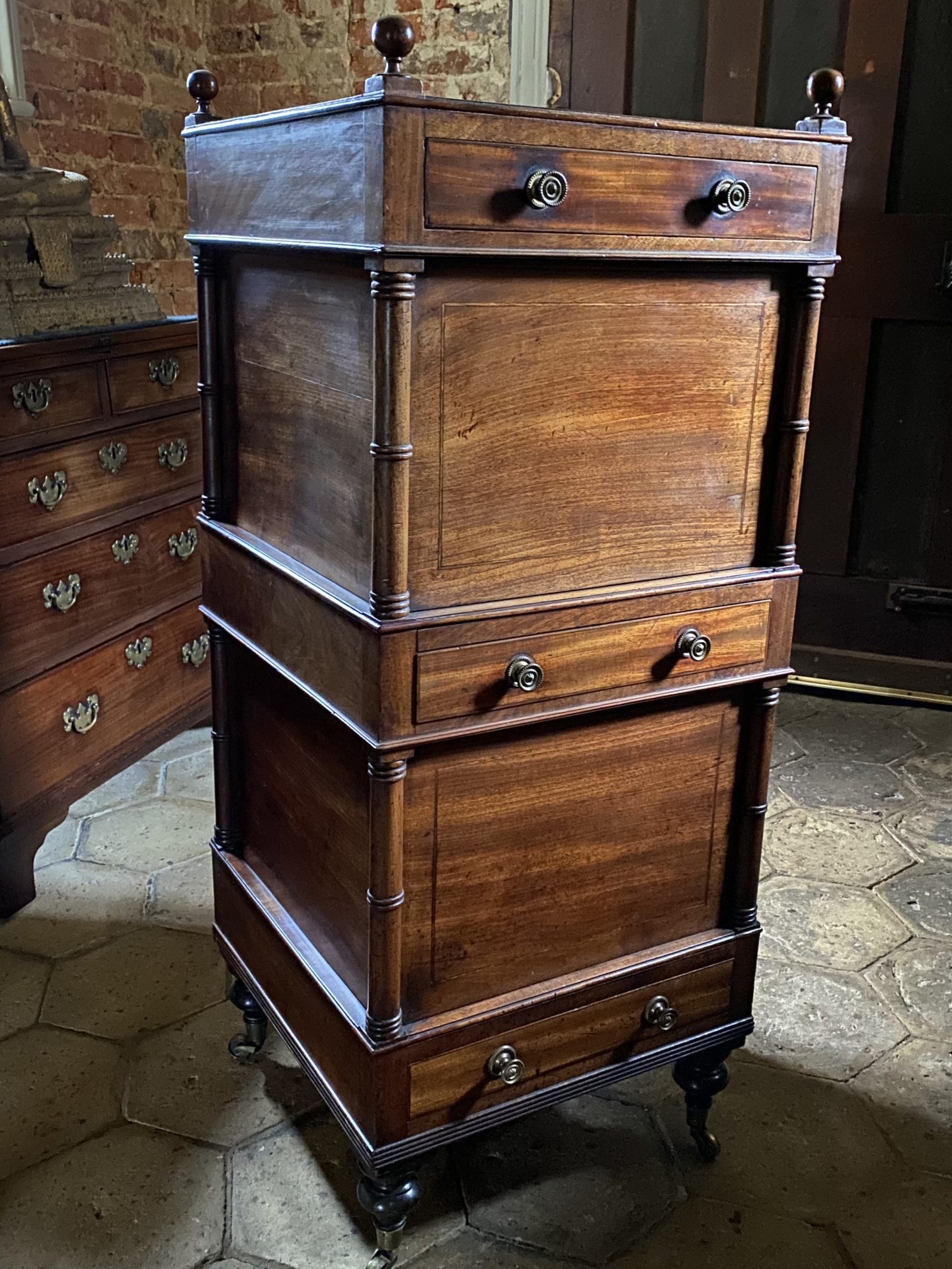 Regency Period Mahogany Whatnot or Étagère Box House Antiques