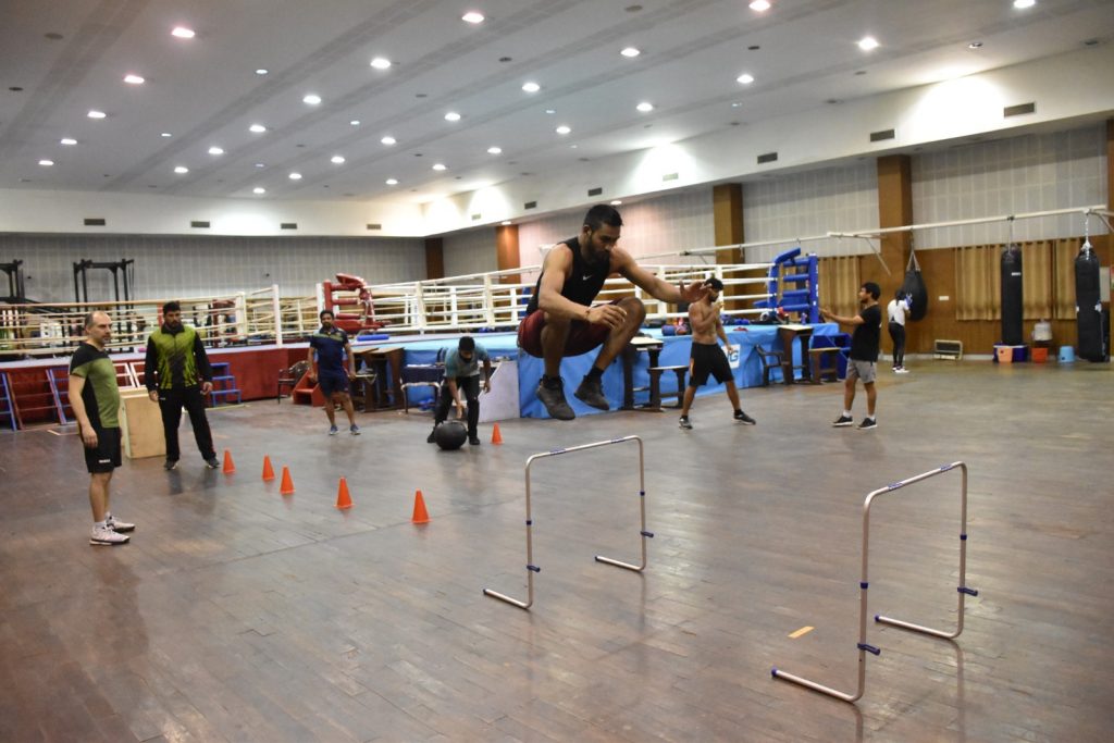 Fitness training for elite boxers in full flow as camp continuesBoxing