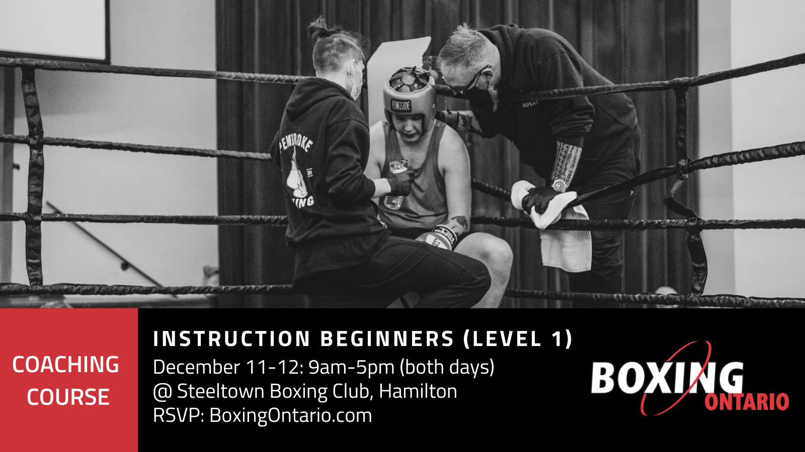 [Coaching Course] Instruction Beginners (Level 1) Hamilton Boxing