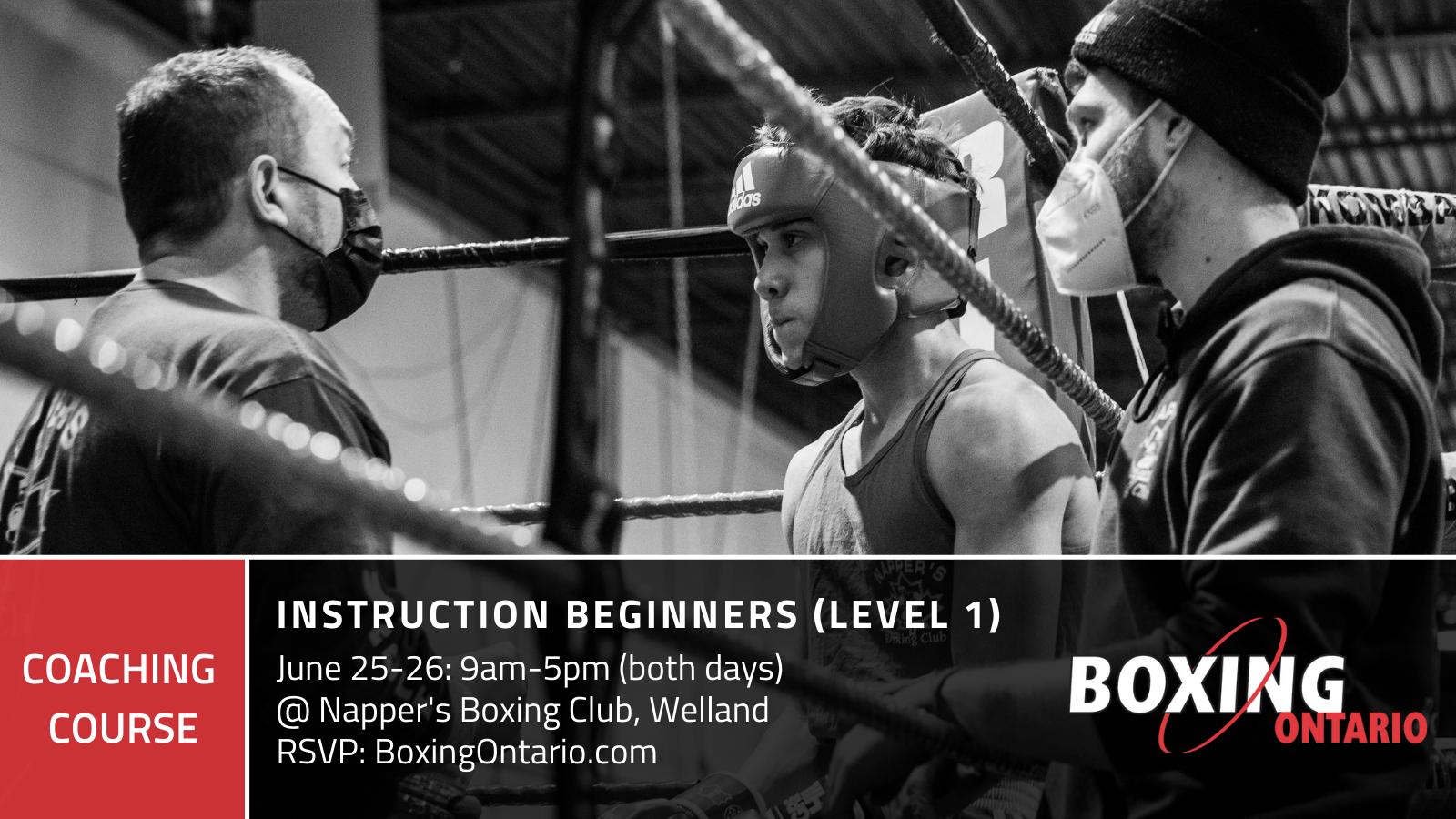 [Coaching Course] Instruction Beginners (Level 1) Welland Boxing