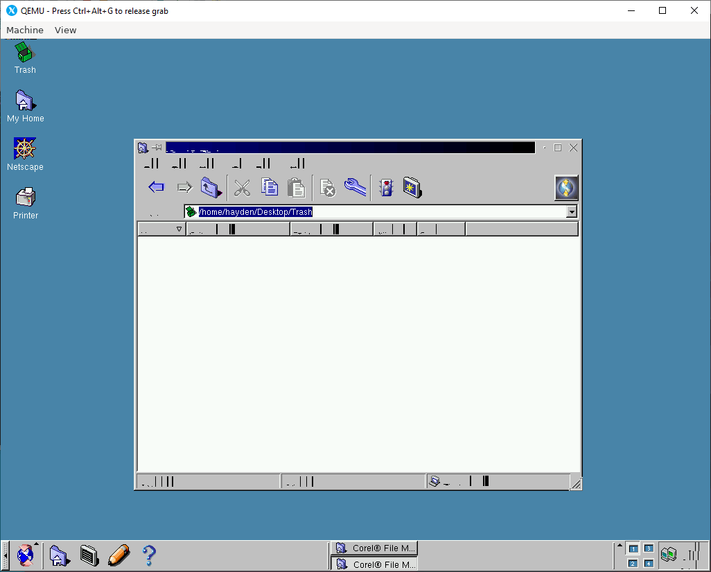 The one in which I kind of get Corel Linux 1.2 to work 21