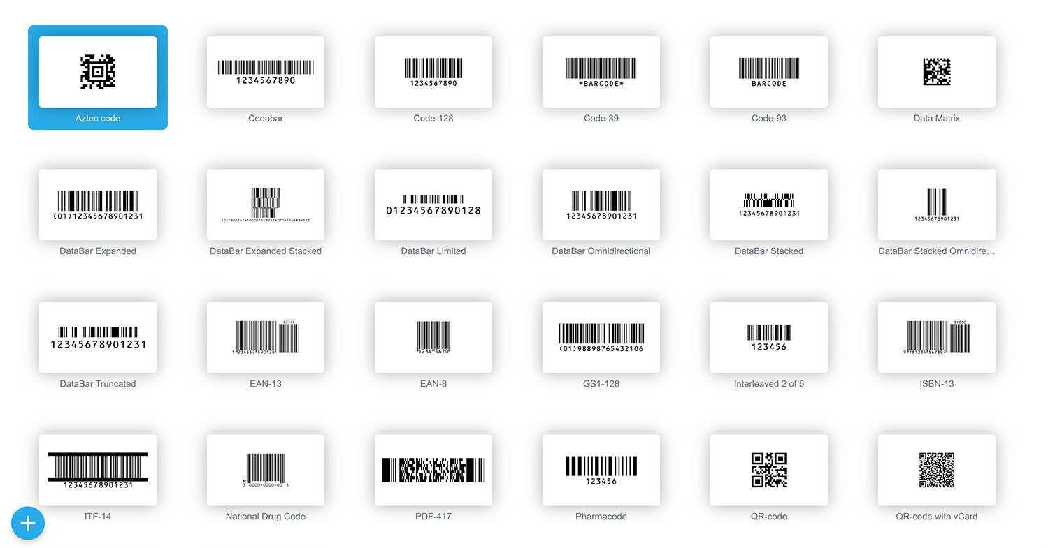 The Screenshots of Barcode Generator Software