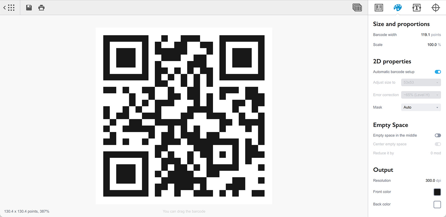 Making QR Codes with Barcode Software