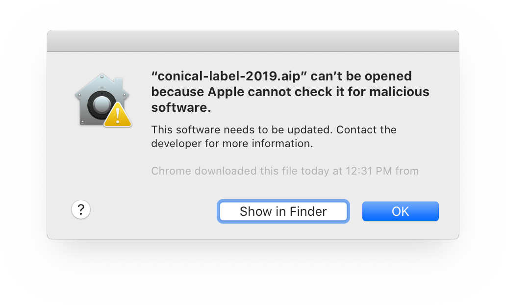 Conical Label 1.2.1 — Boxshot News