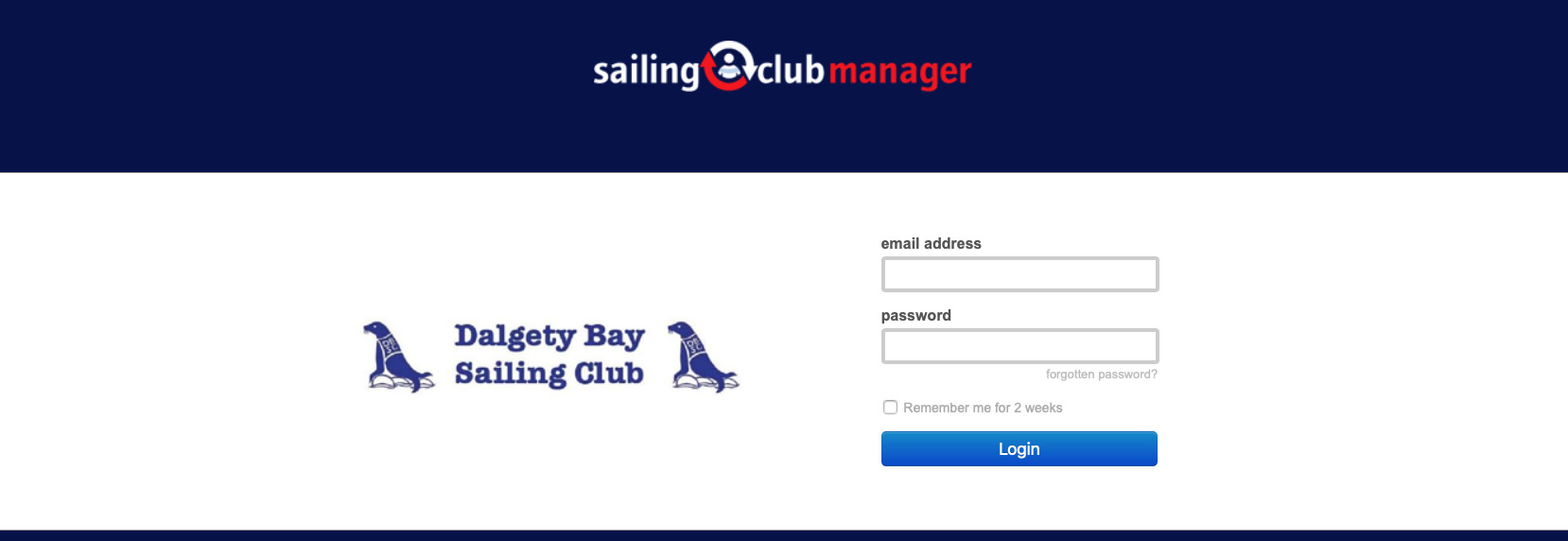 Dalgety Bay Sailing Club Sailing Club Manager