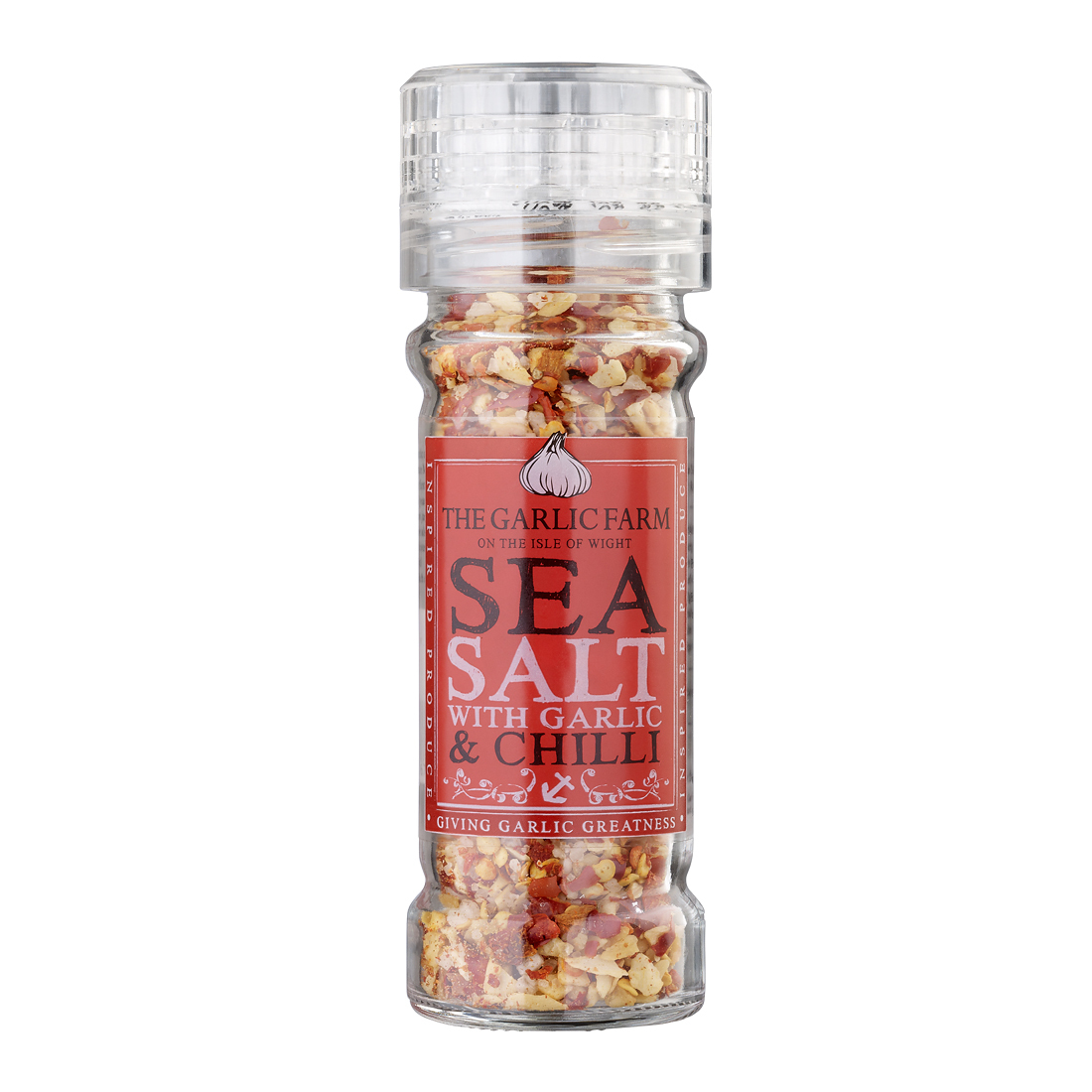 Garlic Sea Salt with Chilli The Garlic Farm UK Isle of Wight
