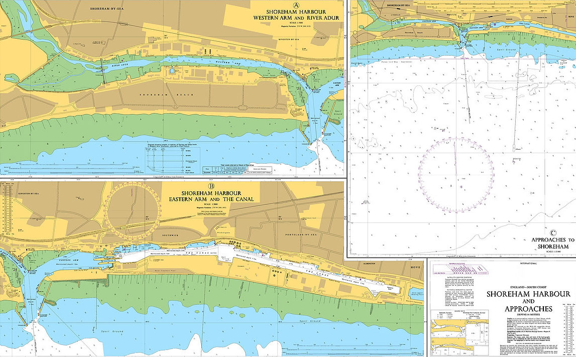 Chart 2044 Shoreham Harbour and Approaches Product Chartart