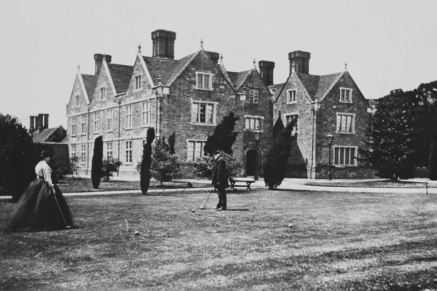 Barton Manor Queen's Entrance c.1875 Images The Barton Estate