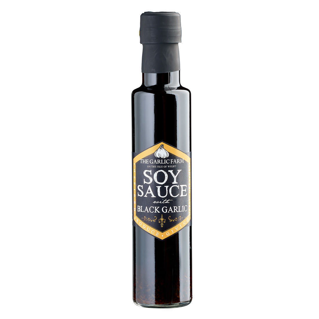 Soy Sauce with Black Garlic The Garlic Farm UK Isle of Wight