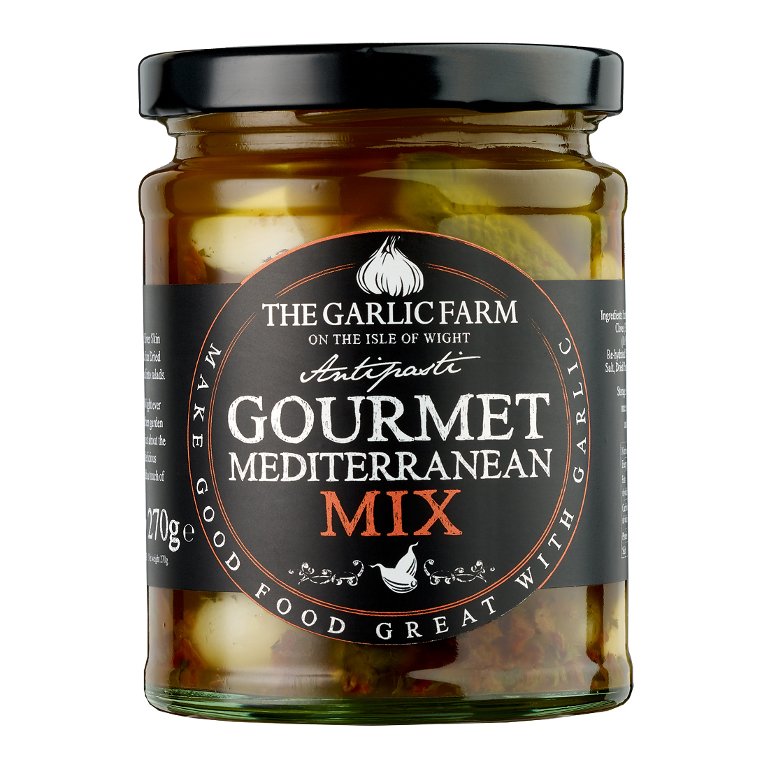 Gourmet Mediterranean Mix The Garlic Farm UK Isle of Wight