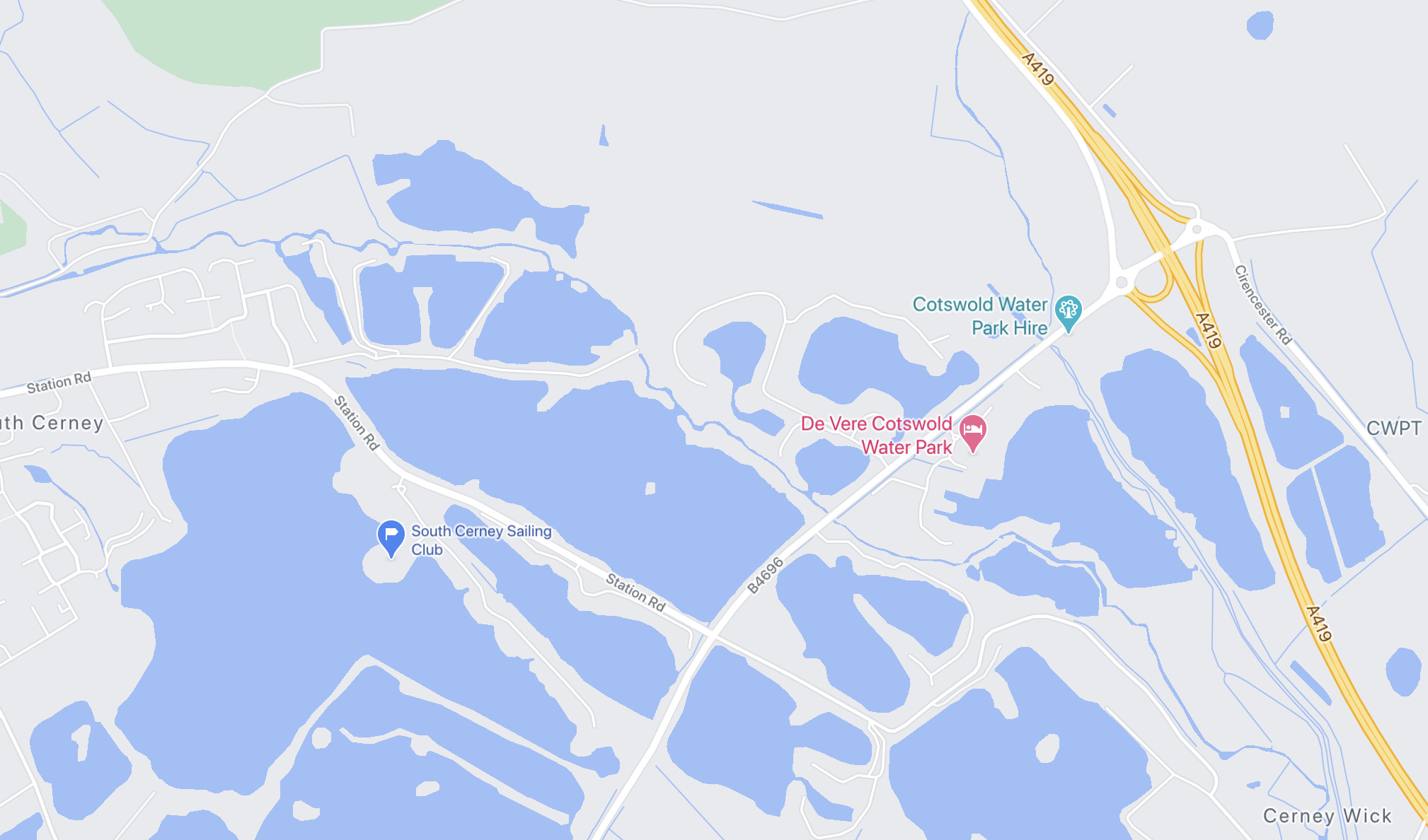 Where Are We? South Cerney Sailing Club