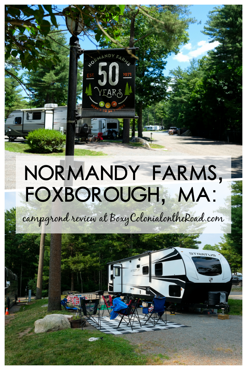 Normandy Farms in Foxborough, MA A Campground Review Boxy Colonial